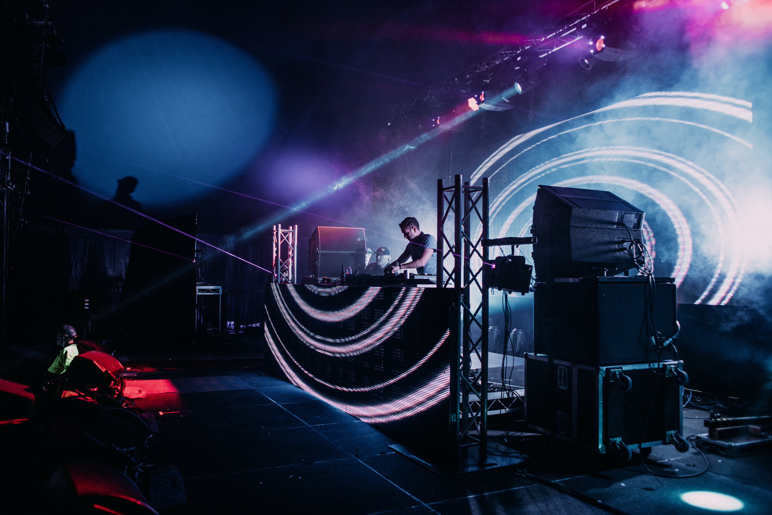 Dj in the concert 